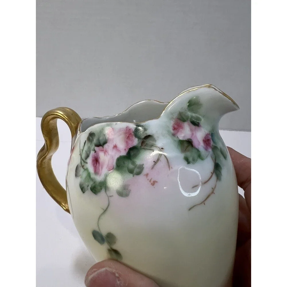 Rosenthal China Germany Classic Rose Collection 5.5” Creamer Jug Iris Gold gild